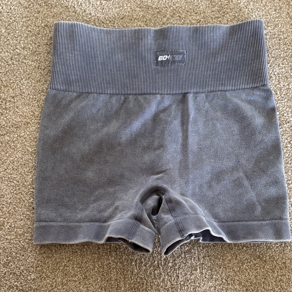 Stylish Gray Women's Bike Shorts